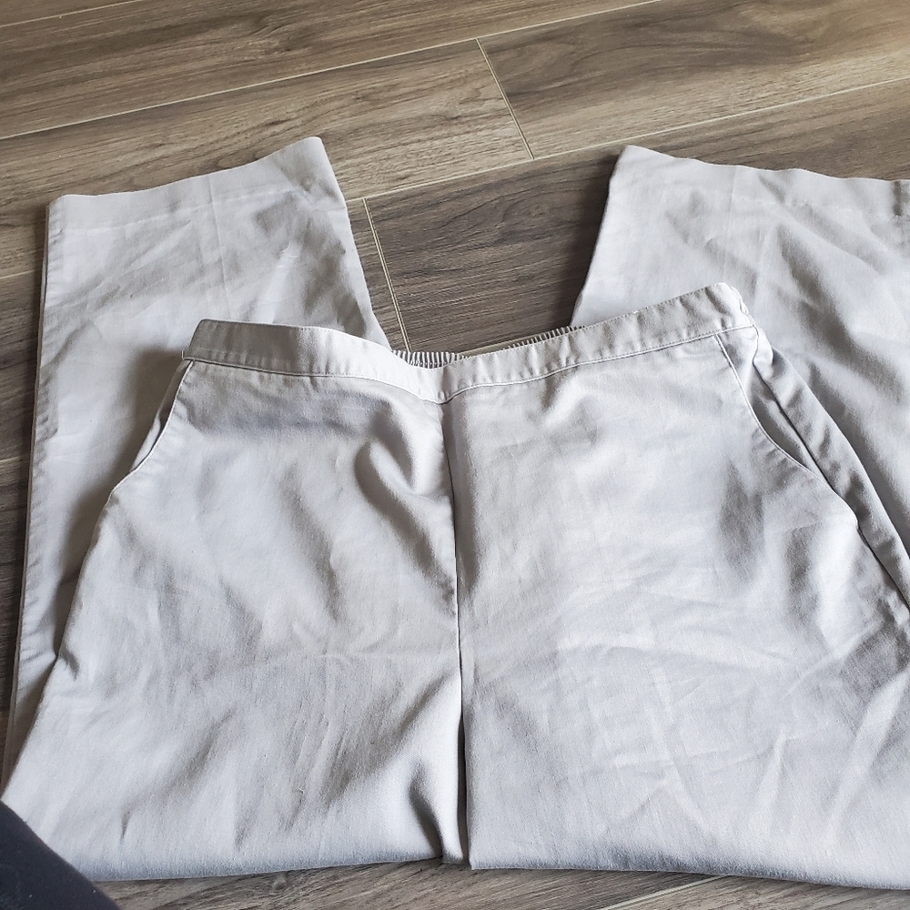 9. Grey dress ankle pants